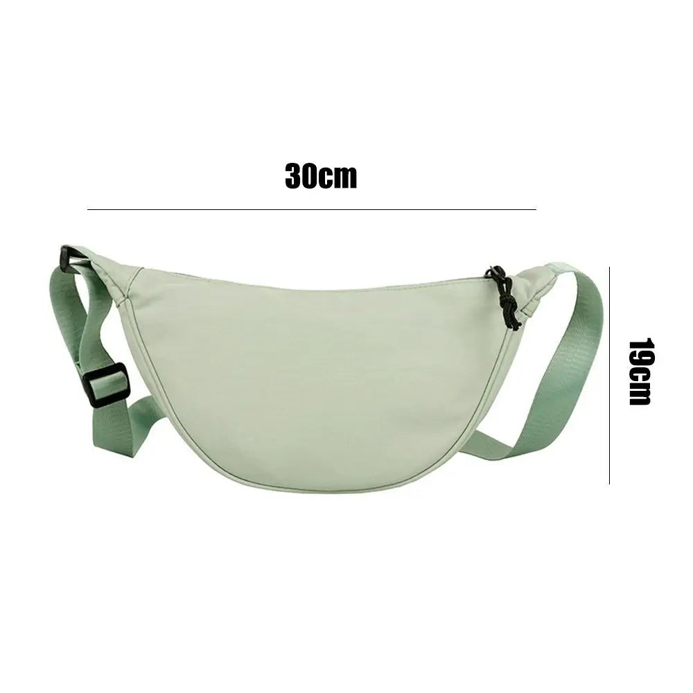 Moda náilon casual hobos saco de peito axilas saco crossbody para mulheres estudantes ombro cruz corpo saco