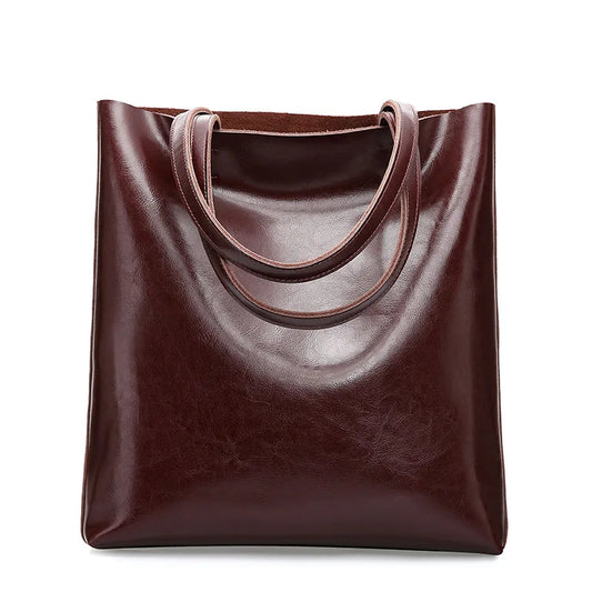 Bolsa de couro de vaca senhoras bolsas de couro genuíno grande bolsa feminina vintage 2023 escritório mão sacos de ombro para mulheres tote