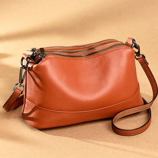 Nova moda feminina bolsas de couro genuíno bolsas femininas designer sacos ombro marca luxo senhoras saco do mensageiro