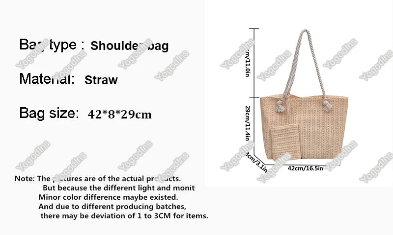 Designer bolsas femininas moda grande capacidade palha sacola verão praia saco casual bali grande bolsa