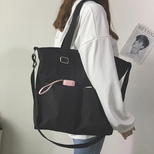 Oxford impermeável grande capacidade bolsa feminina bolsa de ombro feminina crossbody sacos para mulheres casual sacola