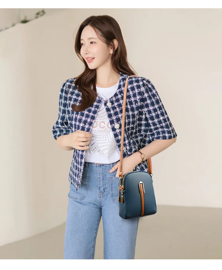 Alta qualidade de couro genuíno bolsas luxo bolsa feminina designer crossbody sacos ombro 2024 senhoras mensageiro sac