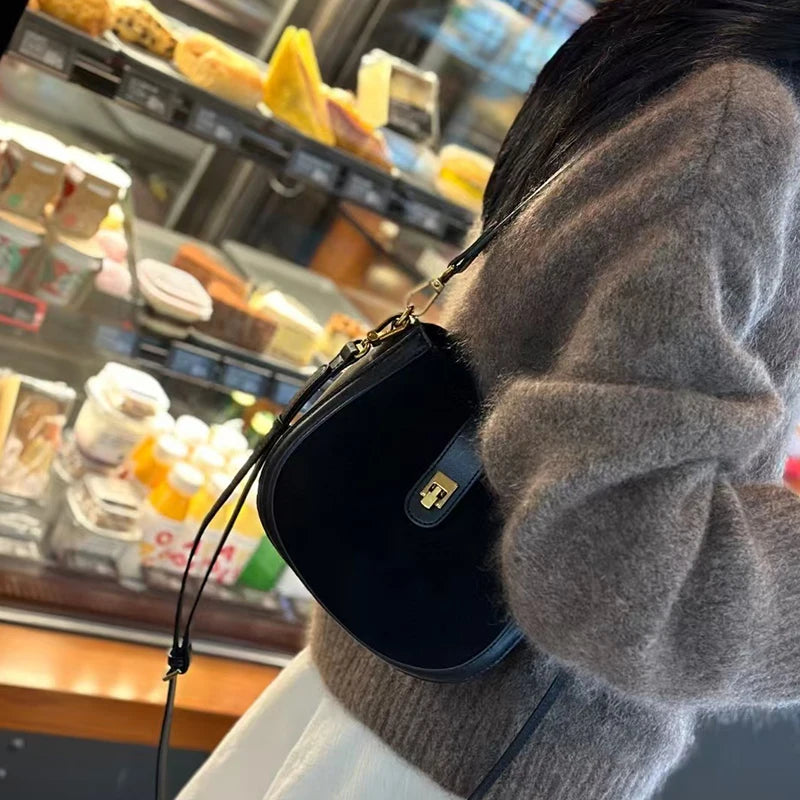 Bolsa de ombro de couro genuíno das mulheres senhoras macio vaca bolsa de couro real moda feminina design de luxo sacos crossbody