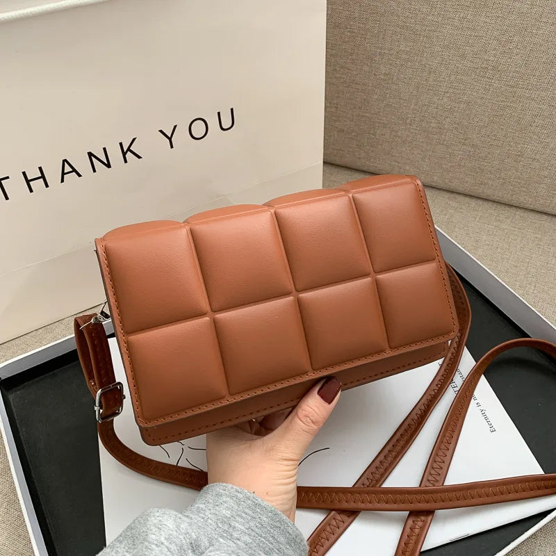 Grande capacidade Designer bolsa de ombro para mulheres, couro PU, bolsa crossbody feminina, alça bolsa, moda