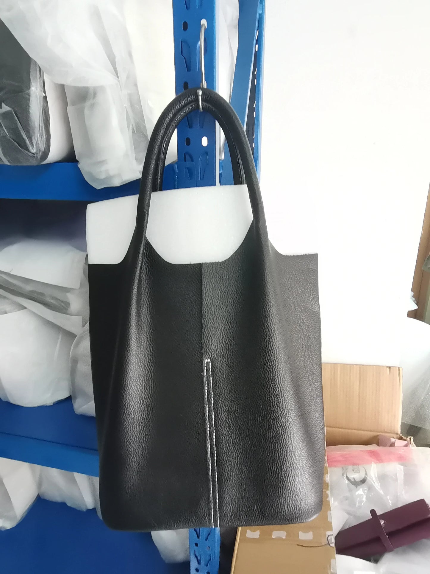 Couro genuíno commuter sacola simples senhoras macio tote bolsa de ombro grande capacidade bolsa balde feminina 2025 novo