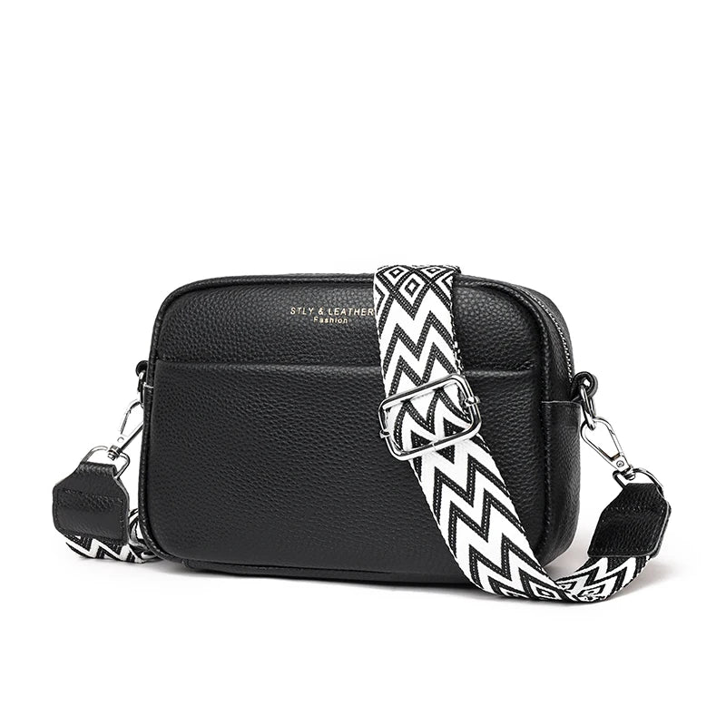 Alta qualidade de couro genuíno das mulheres crossbody sacos ombro 2023 luxo cor sólida bolsa couro vaca feminino mensageiro tote sac