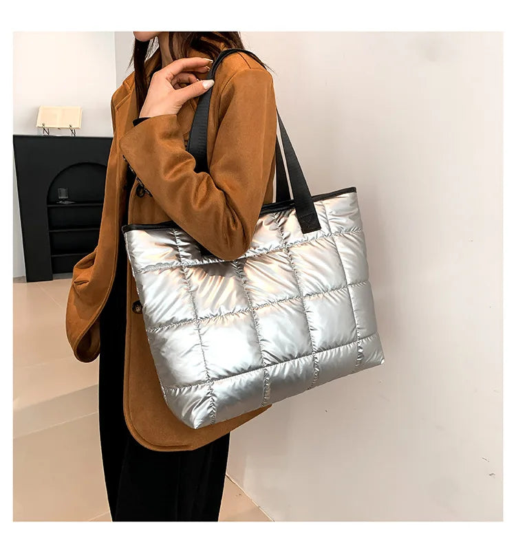Moda grande capacidade sacola outono inverno novo estilo versátil ombro único axilas bolsa para mulher
