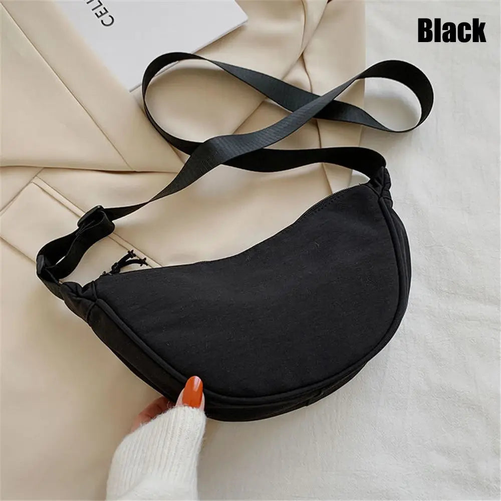Moda náilon casual hobos saco de peito axilas saco crossbody para mulheres estudantes ombro cruz corpo saco