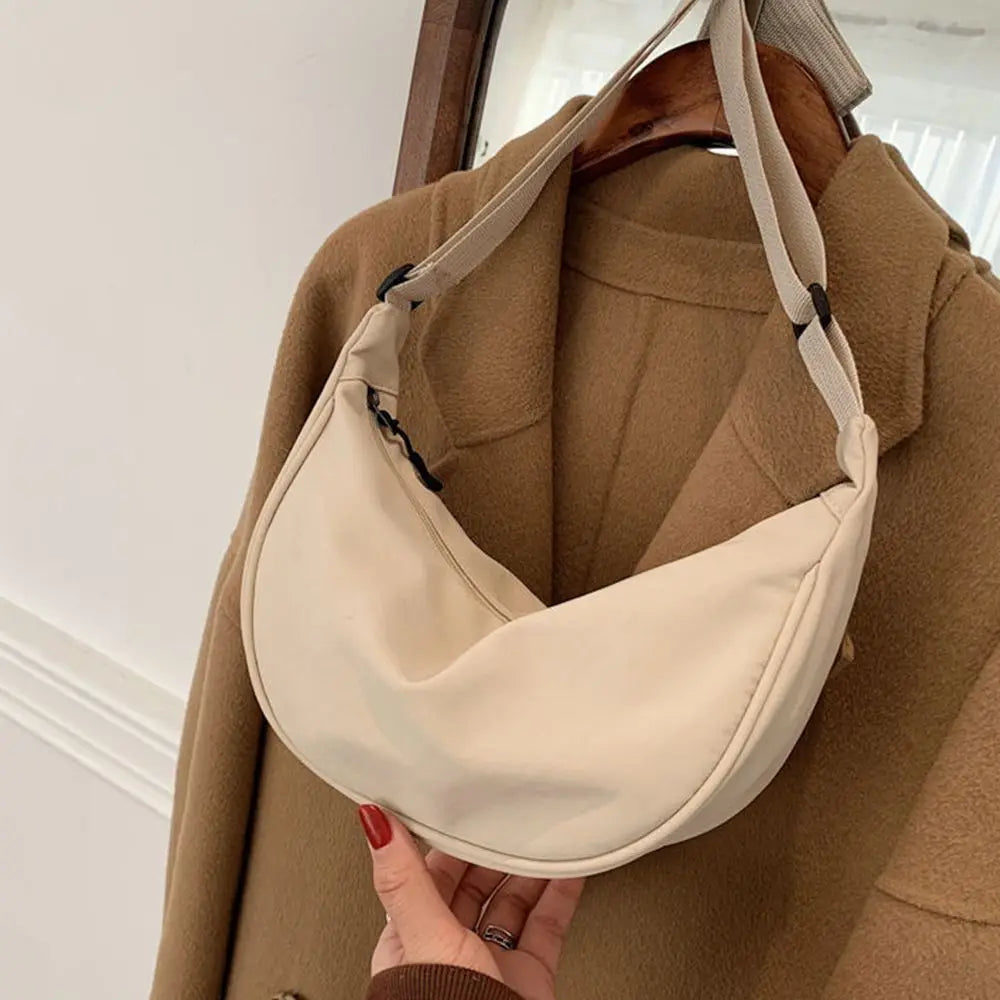 Moda náilon casual hobos saco de peito axilas saco crossbody para mulheres estudantes ombro cruz corpo saco