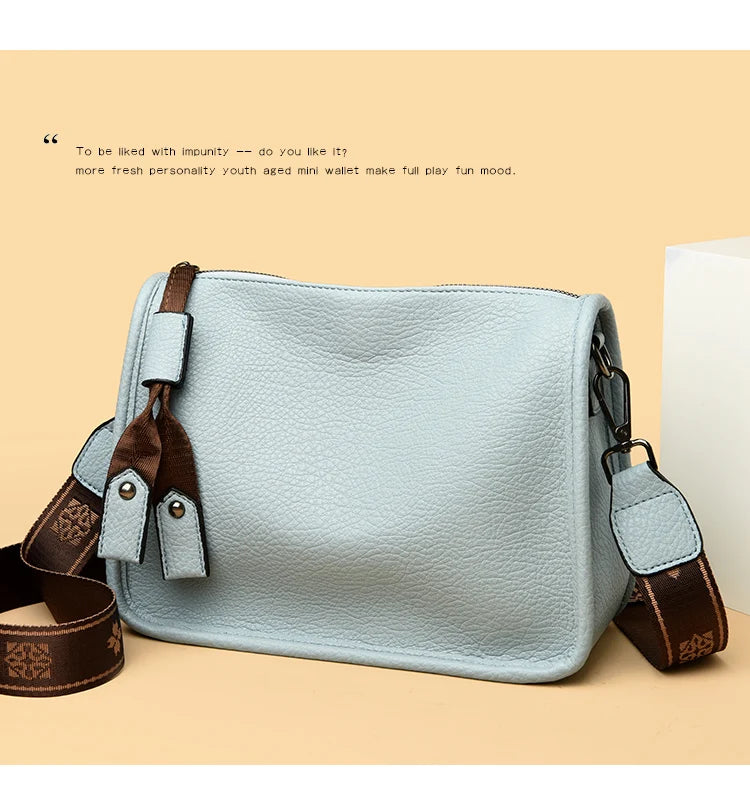 Alta qualidade de couro genuíno das mulheres sacola luxo macio senhoras ombro crossbody sacos 2024 moda feminina mensageiro sac