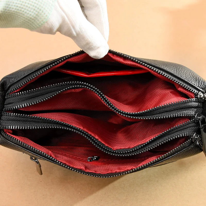 Nova moda feminina bolsas de couro genuíno bolsas femininas designer sacos ombro marca luxo senhoras saco do mensageiro