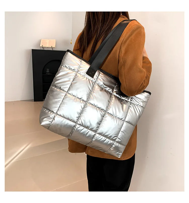 Moda grande capacidade sacola outono inverno novo estilo versátil ombro único axilas bolsa para mulher