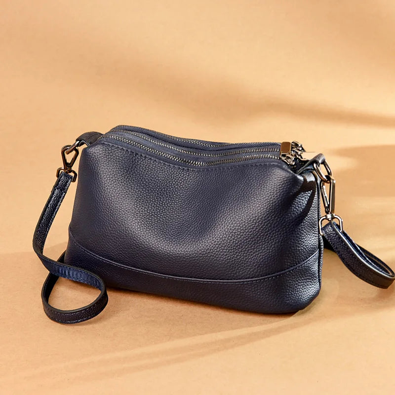 Nova moda feminina bolsas de couro genuíno bolsas femininas designer sacos ombro marca luxo senhoras saco do mensageiro