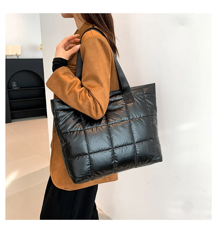 Moda grande capacidade sacola outono inverno novo estilo versátil ombro único axilas bolsa para mulher