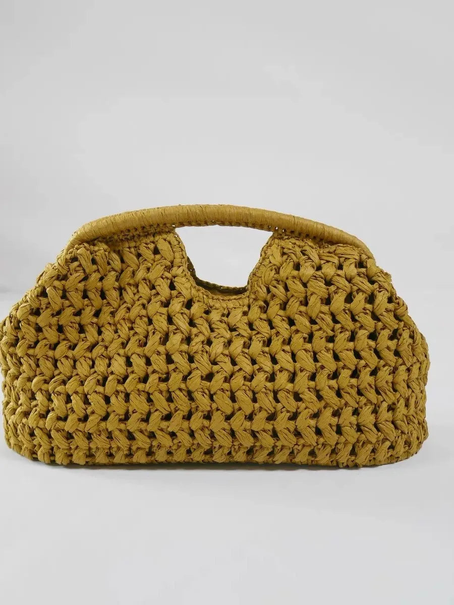 Senhoras elegantes corrente tecido bolsa de ombro palha moda ráfia crossbody saco de praia verão novo versátil bolsa feminina