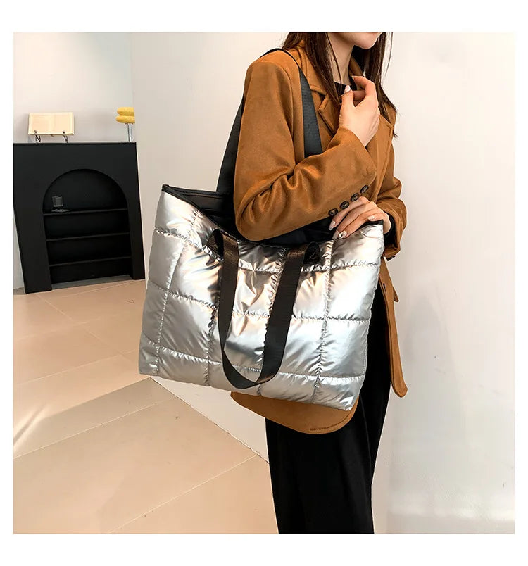 Moda grande capacidade sacola outono inverno novo estilo versátil ombro único axilas bolsa para mulher