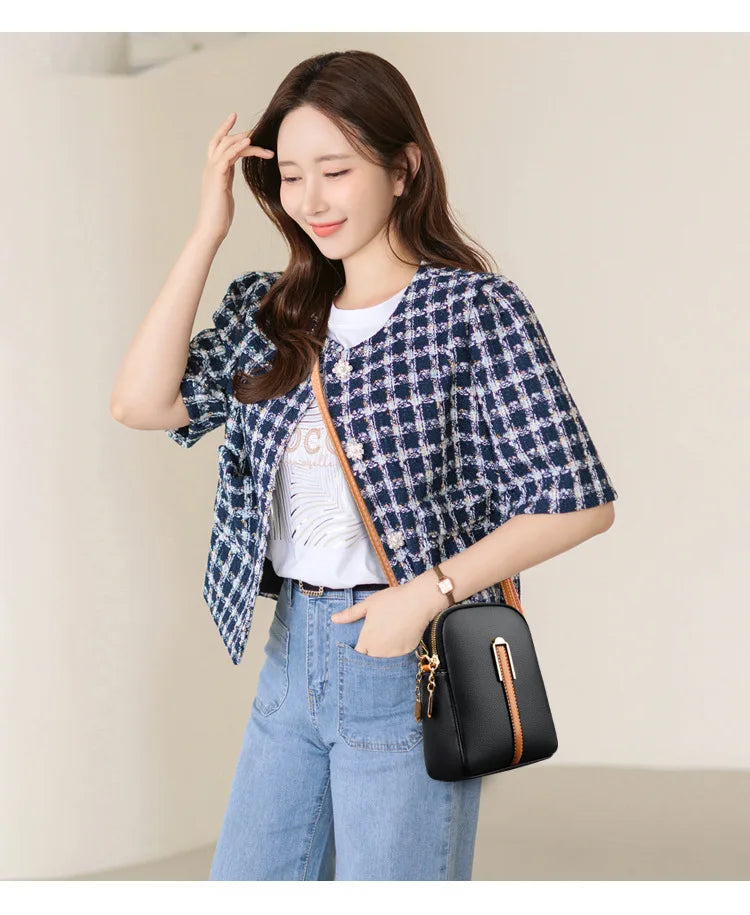 Alta qualidade de couro genuíno bolsas luxo bolsa feminina designer crossbody sacos ombro 2024 senhoras mensageiro sac