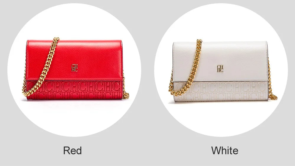 Bolsa de ombro feminina requintada e minimalista com alça de ombro de corrente design versátil para deslocamento e reuniões