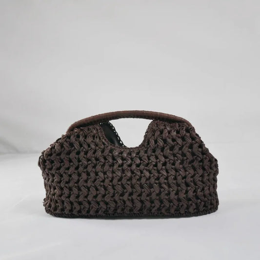 Senhoras elegantes corrente tecido bolsa de ombro palha moda ráfia crossbody saco de praia verão novo versátil bolsa feminina