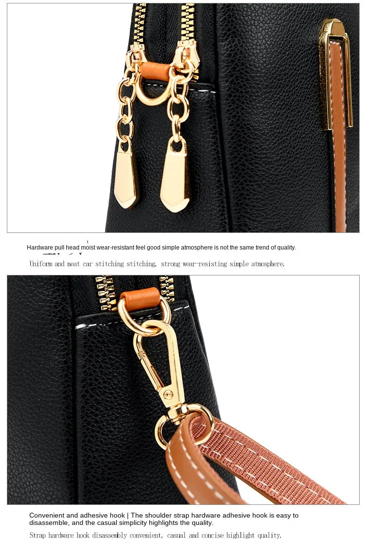 Alta qualidade de couro genuíno bolsas luxo bolsa feminina designer crossbody sacos ombro 2024 senhoras mensageiro sac