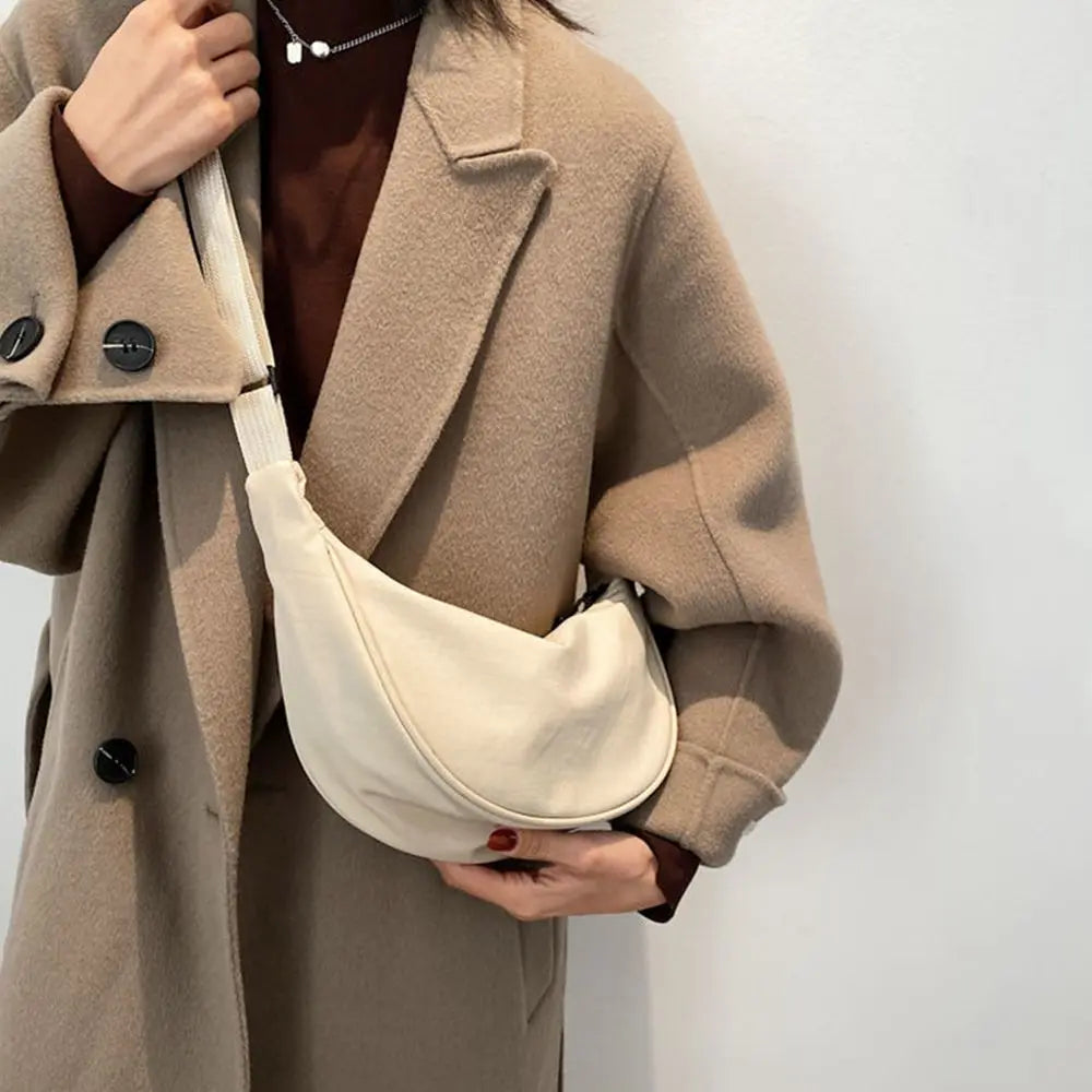 Moda náilon casual hobos saco de peito axilas saco crossbody para mulheres estudantes ombro cruz corpo saco