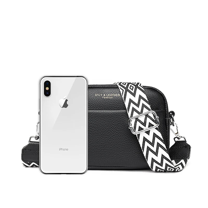 Alta qualidade de couro genuíno das mulheres crossbody sacos ombro 2023 luxo cor sólida bolsa couro vaca feminino mensageiro tote sac