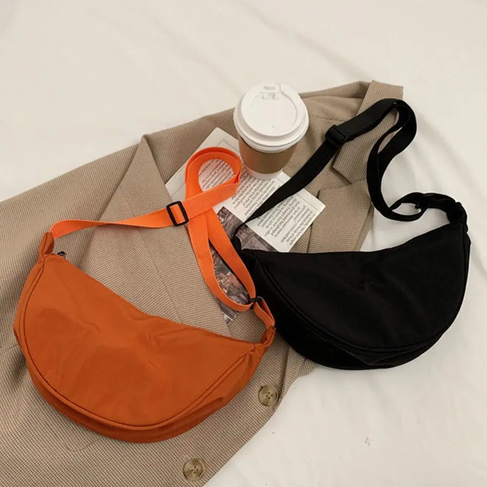 Moda náilon casual hobos saco de peito axilas saco crossbody para mulheres estudantes ombro cruz corpo saco