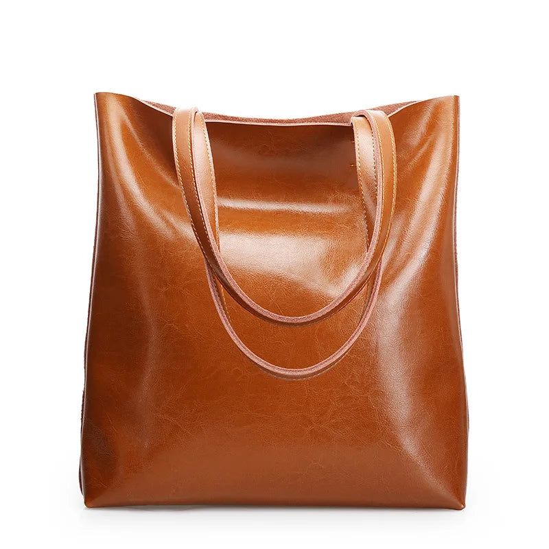 Bolsa de couro de vaca senhoras bolsas de couro genuíno grande bolsa feminina vintage 2023 escritório mão sacos de ombro para mulheres tote